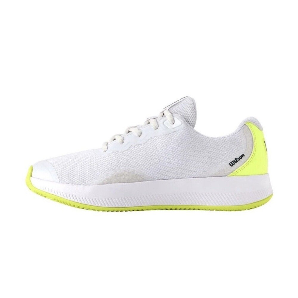 Wilson Womens Sz 10 Intrigue Lite WRS335830 Tennis Shoes White Yellow Navy